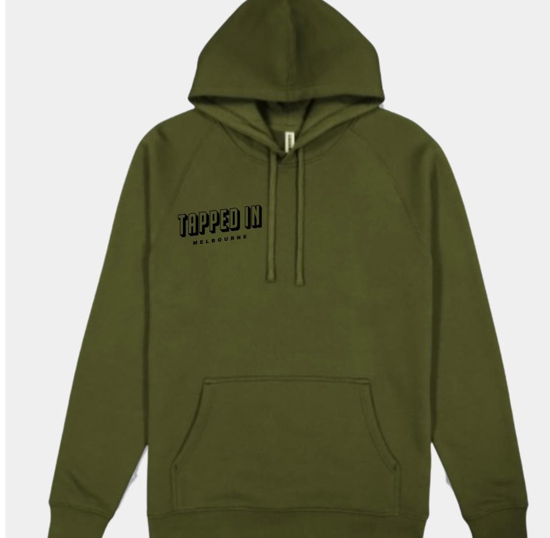Hoodie in Army Green